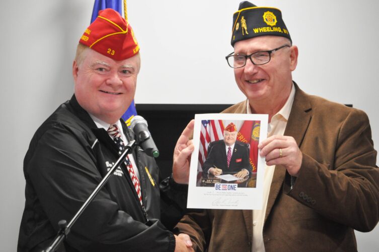 American Legion Leader Ends Statewide Tour At Historic Wheeling Post